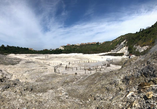 Solfatara crater