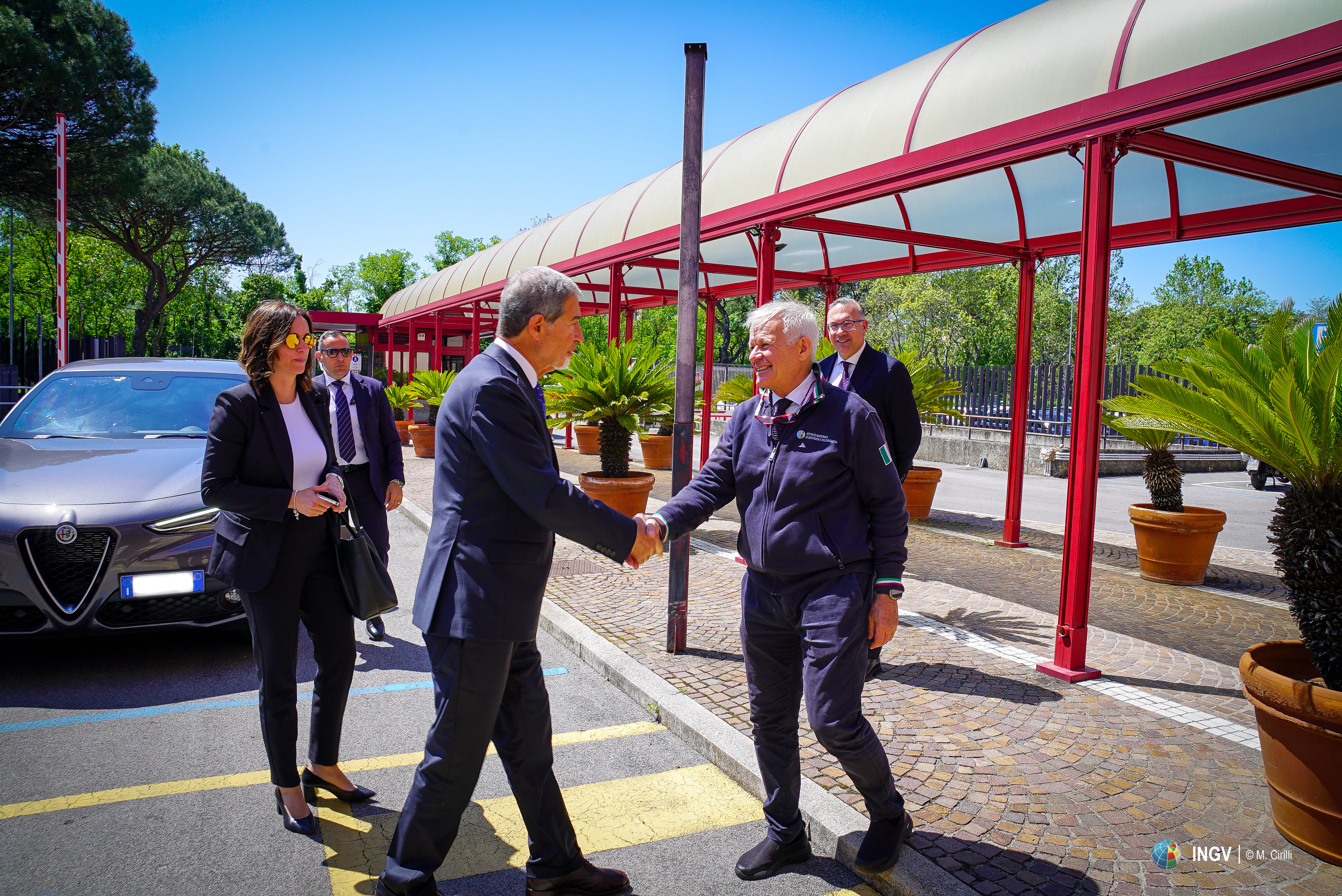 INGV Visit Min Musumeci 1