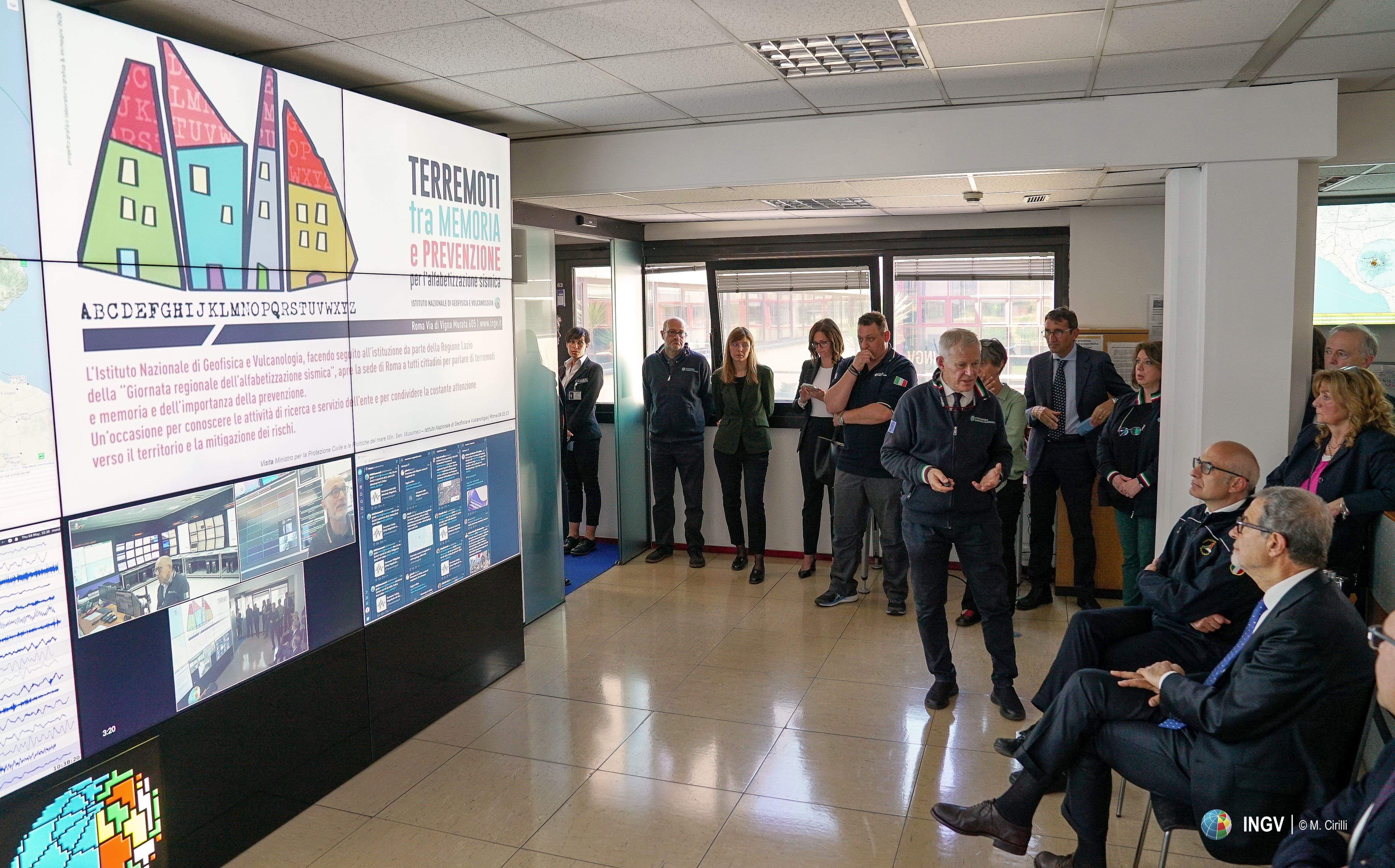 INGV Visit Min Musumeci 3