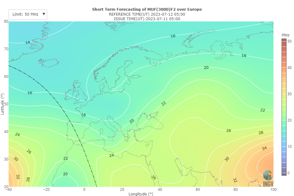 INGV mappa di previsione