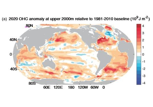 Nuovo record per il riscaldamento degli oceani, allarme anche per il mediterraneo
