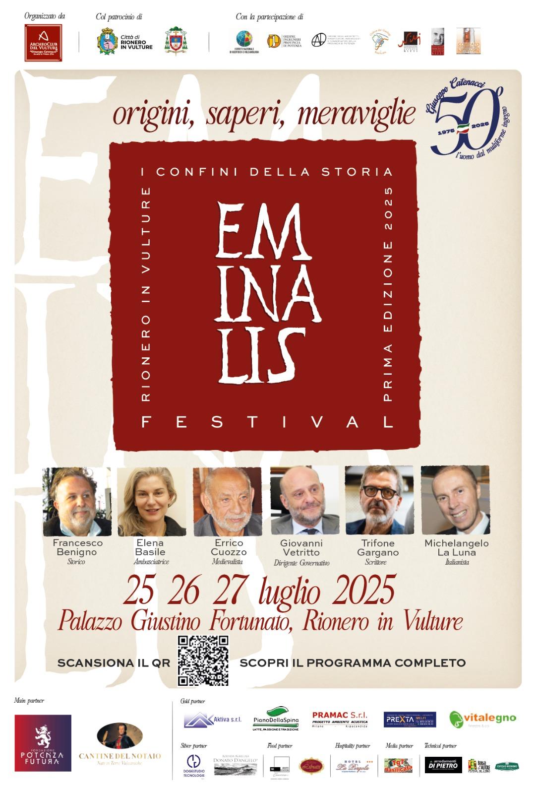 Festival Eminalis 2025 locandina