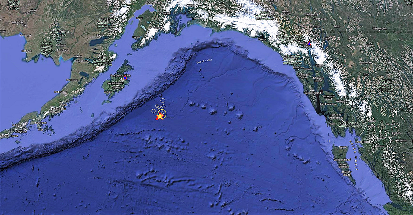INGV: earthquake off Kodiak Island