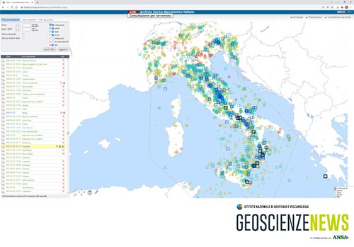TG Geoscienze News. L'archivio storico macrosismico italiano