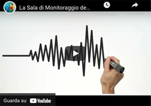 La Sala di Monitoraggio dell'Osservatorio Vesuviano