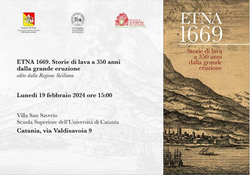 ETNA 1669 | The presentation of the book on the great eruption in Catania