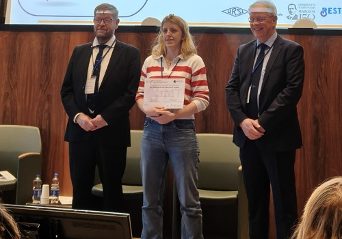 INGV | Rebecca Ghidoni wins the young researchers competition at the inaugural day of URSI Italia.