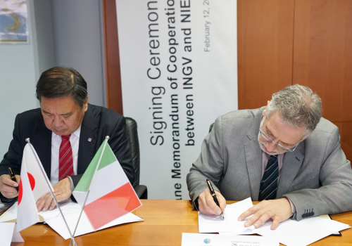 INGV | Italia e Giappone rafforzano la collaborazione scientifica