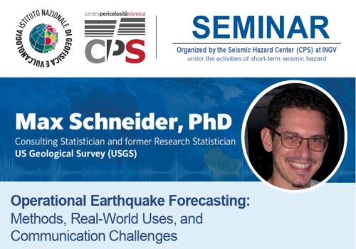 EVENTI | Modelli statistici e rischio sismico: all’INGV il seminario del Dr. Max Schneider