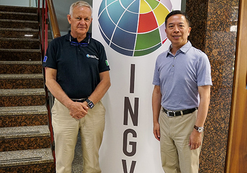 China Earthquake Administration (CEA) delegation visiting the INGV