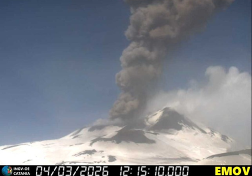 ETNA | Evento esplosivo del 4 marzo 2026, ore 13:12