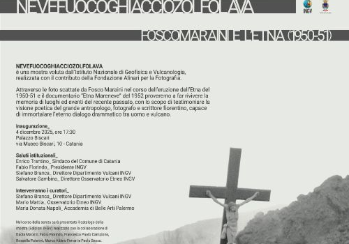 MOSTRA FOTOGRAFICA |  A Catania le fotografie di Fosco Maraini sull’eruzione dell’Etna del 1950-51