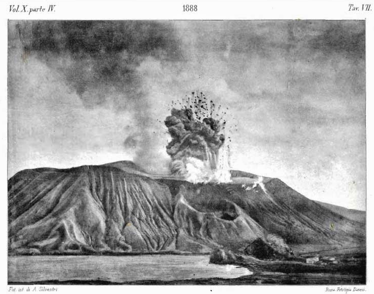 Vulcano Eruzione vulcaniana 1889